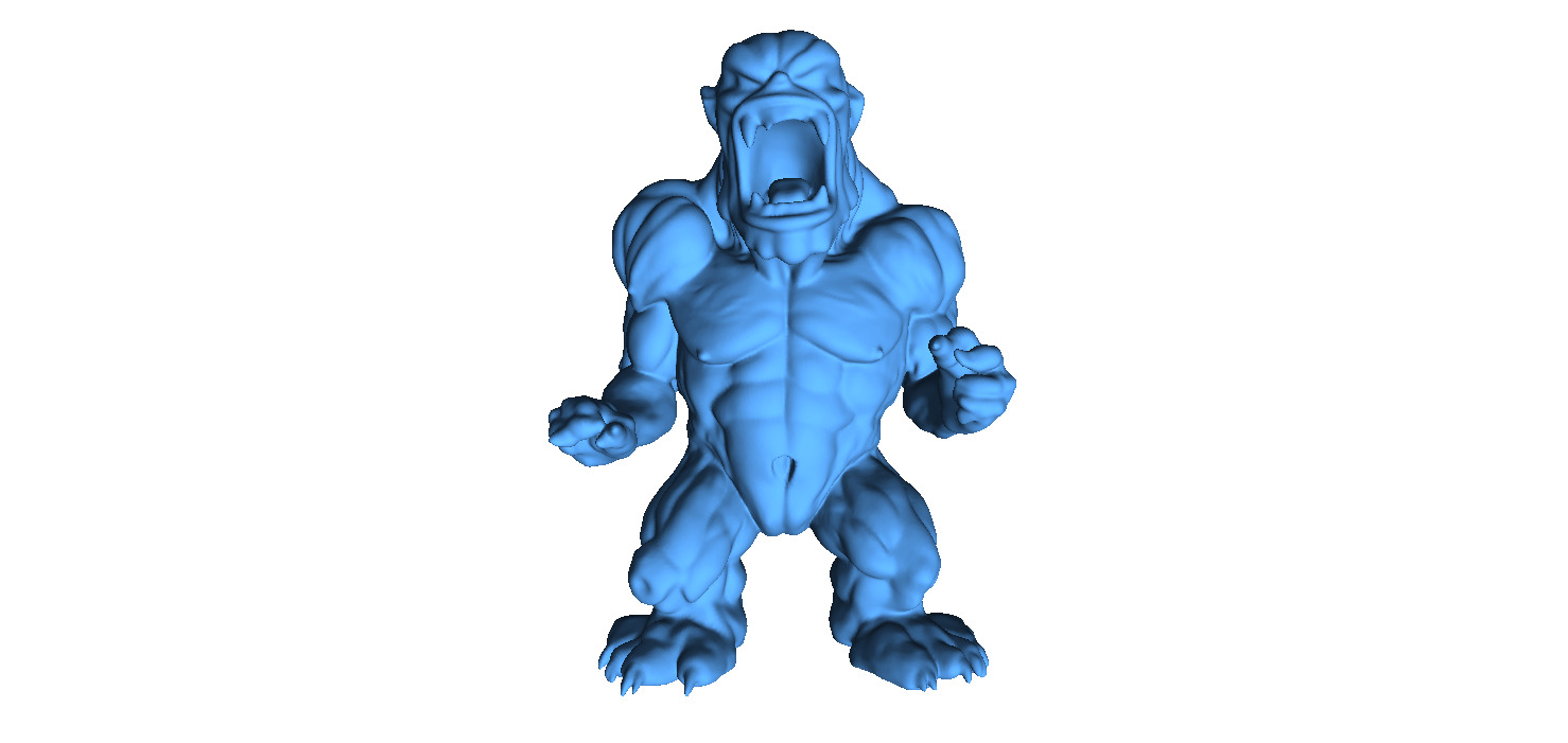 Monster 08 3D print model_8