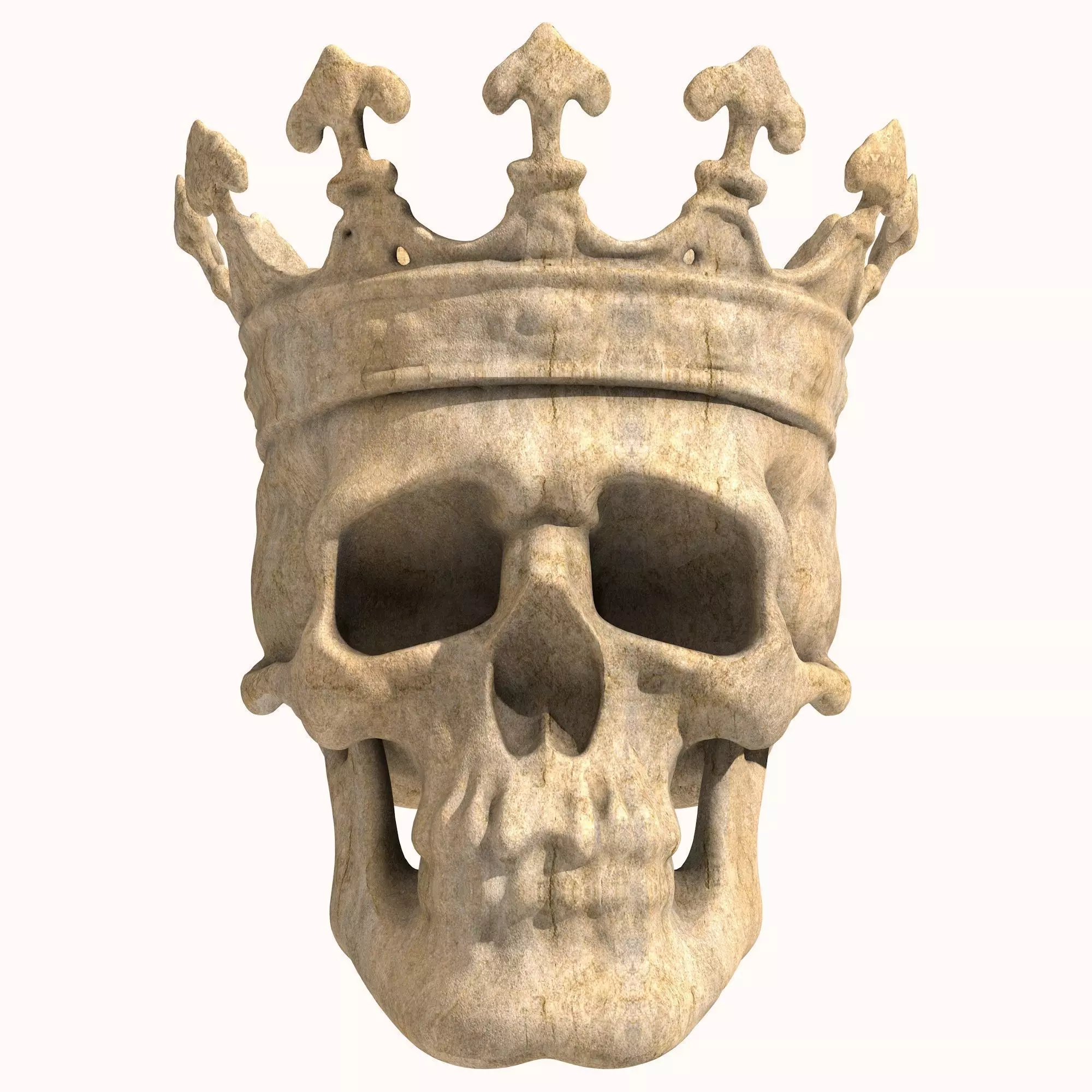 King Skull 3D print model_0