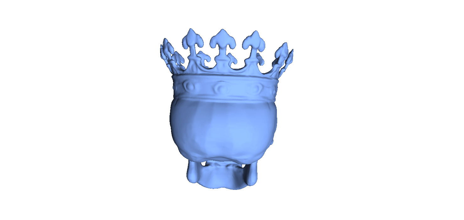 King Skull 3D print model_4