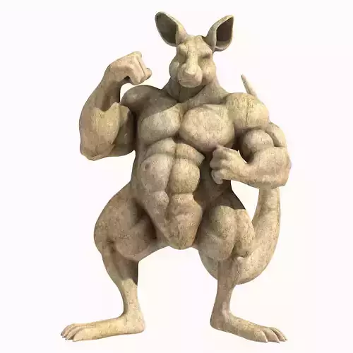 Kangaroo Big Muscles