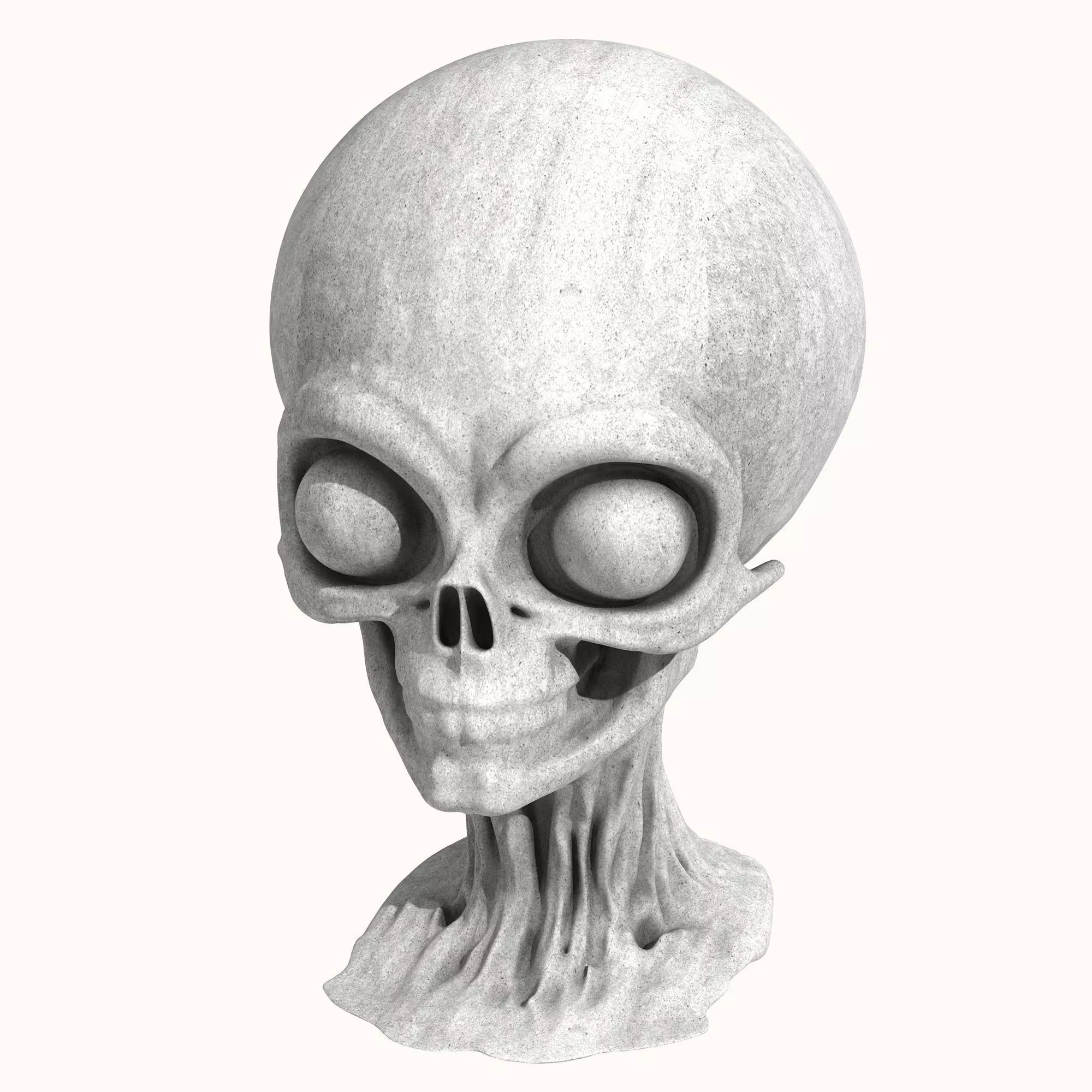 Interstellar Being Skull 3D print model_0