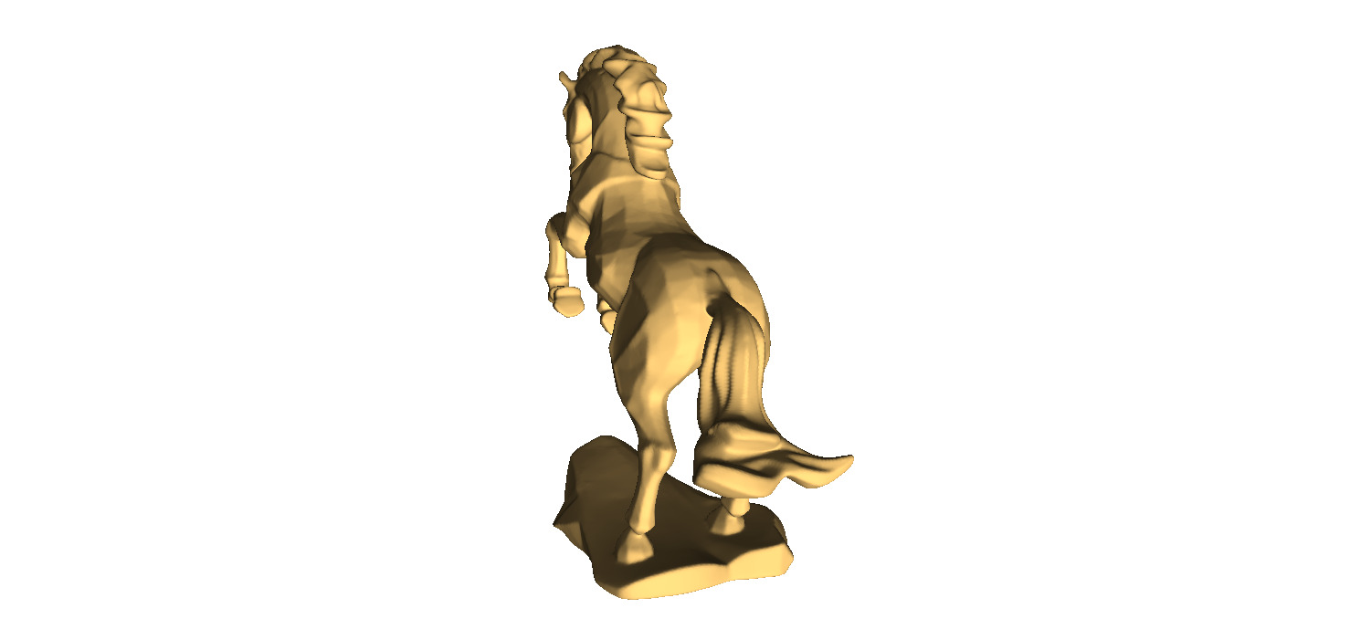 Horse Sculpture 3D print model_4