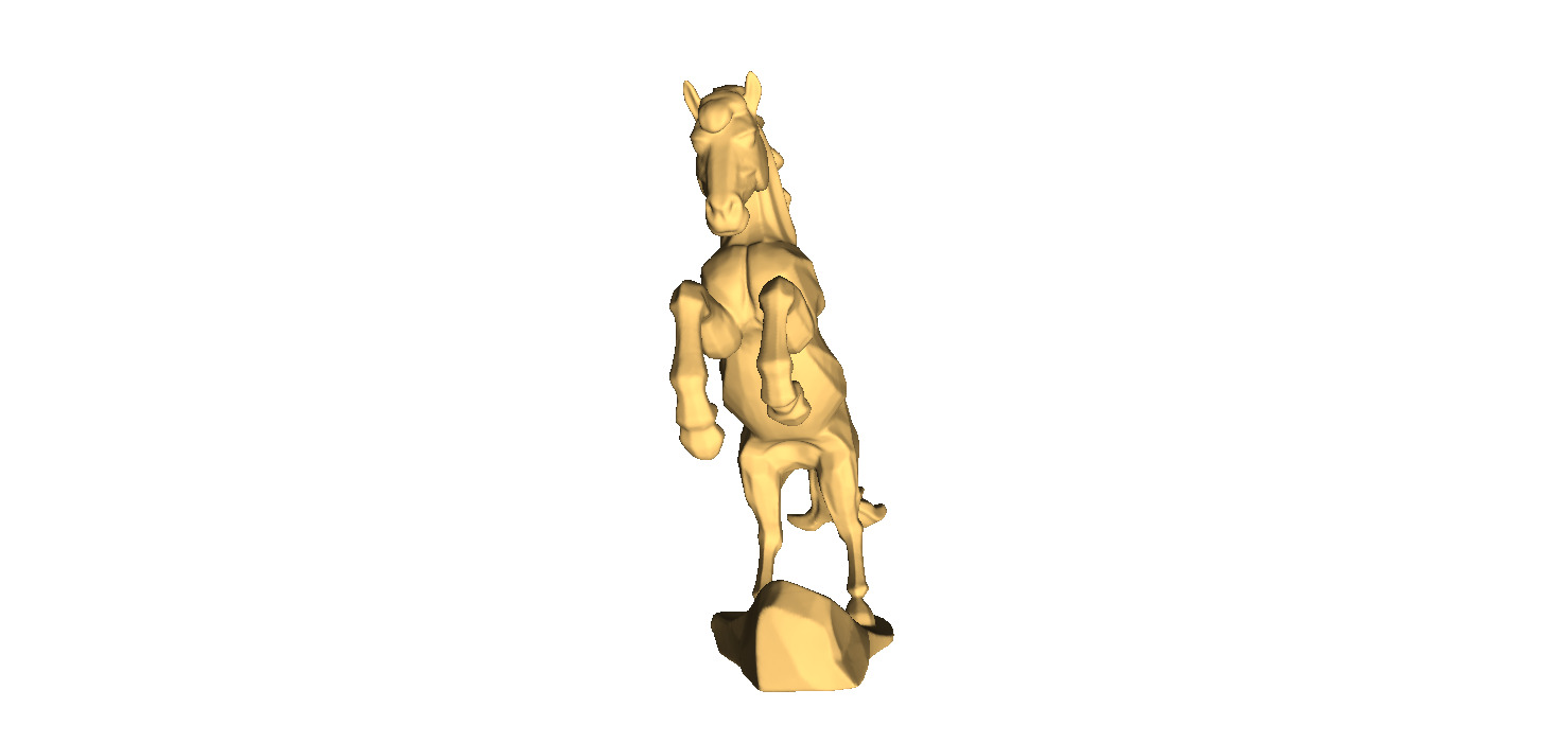 Horse Sculpture 3D print model_7