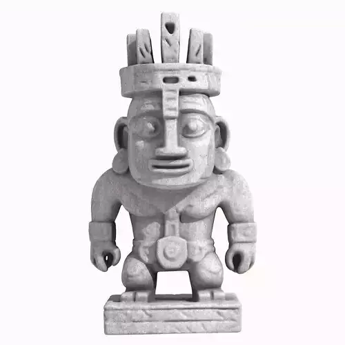 Aztec Stone Sculpture 2