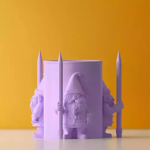 Gnome Penholder Redux 3D print model