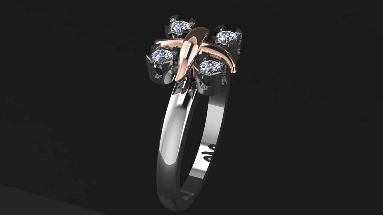 Ring Tiffany 3D print model_6
