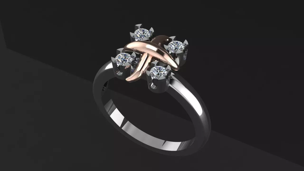 Ring Tiffany 3D print model_0