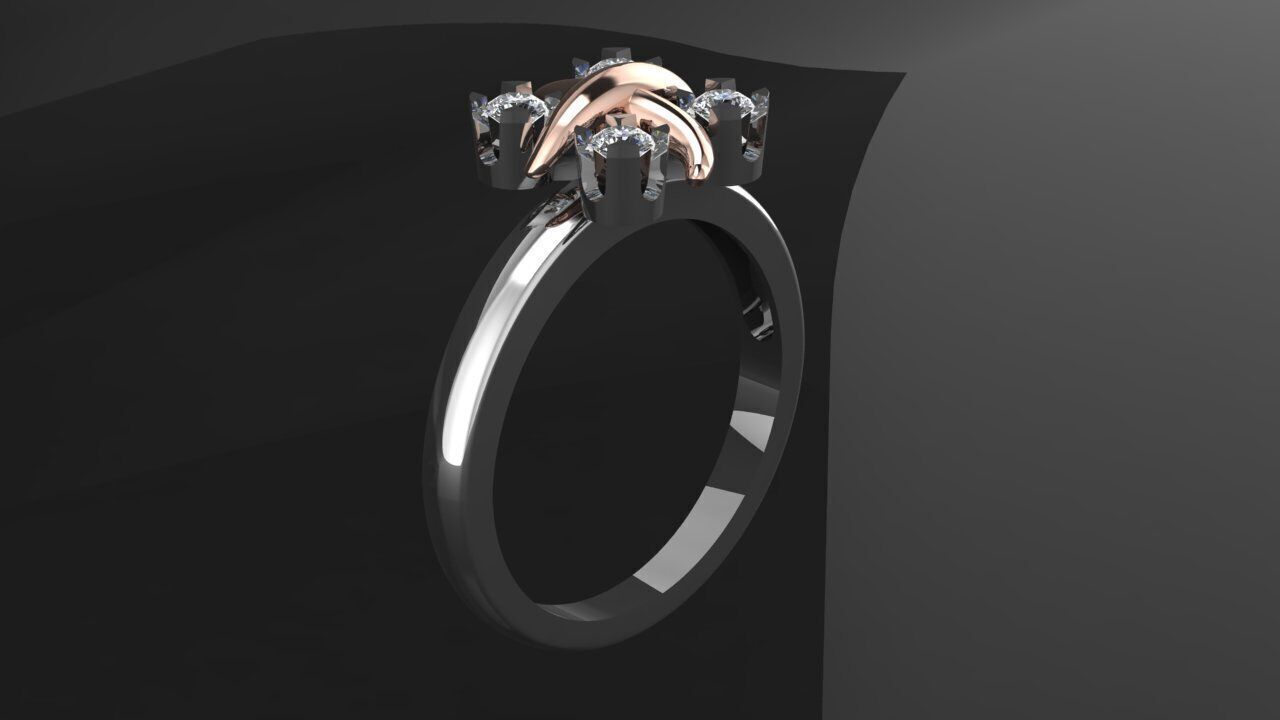 Ring Tiffany 3D print model_2