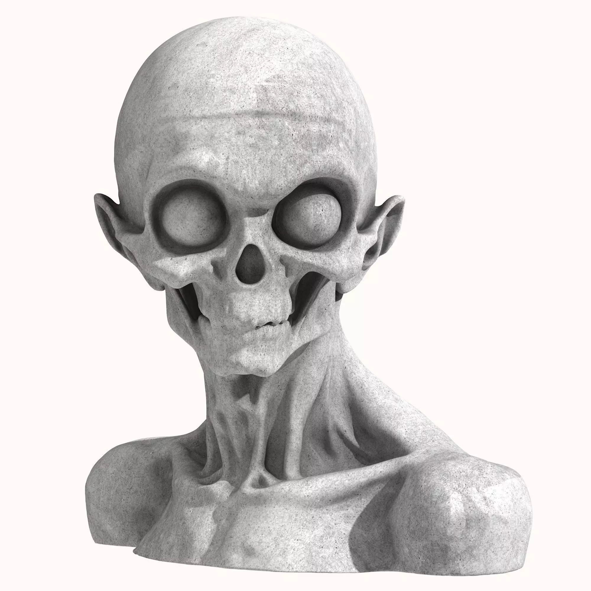 Alien Skull 3 3D print model
