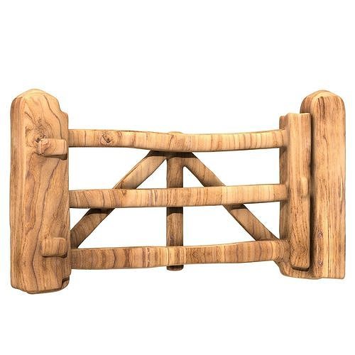 Wooden Gate 3D print model