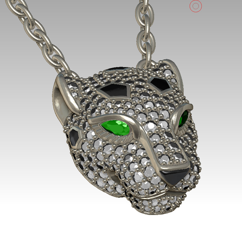 Pendant jewelry 3D print model_3