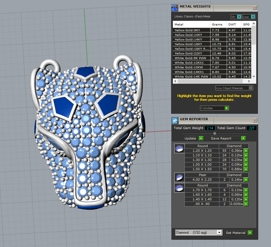 Pendant jewelry 3D print model_1
