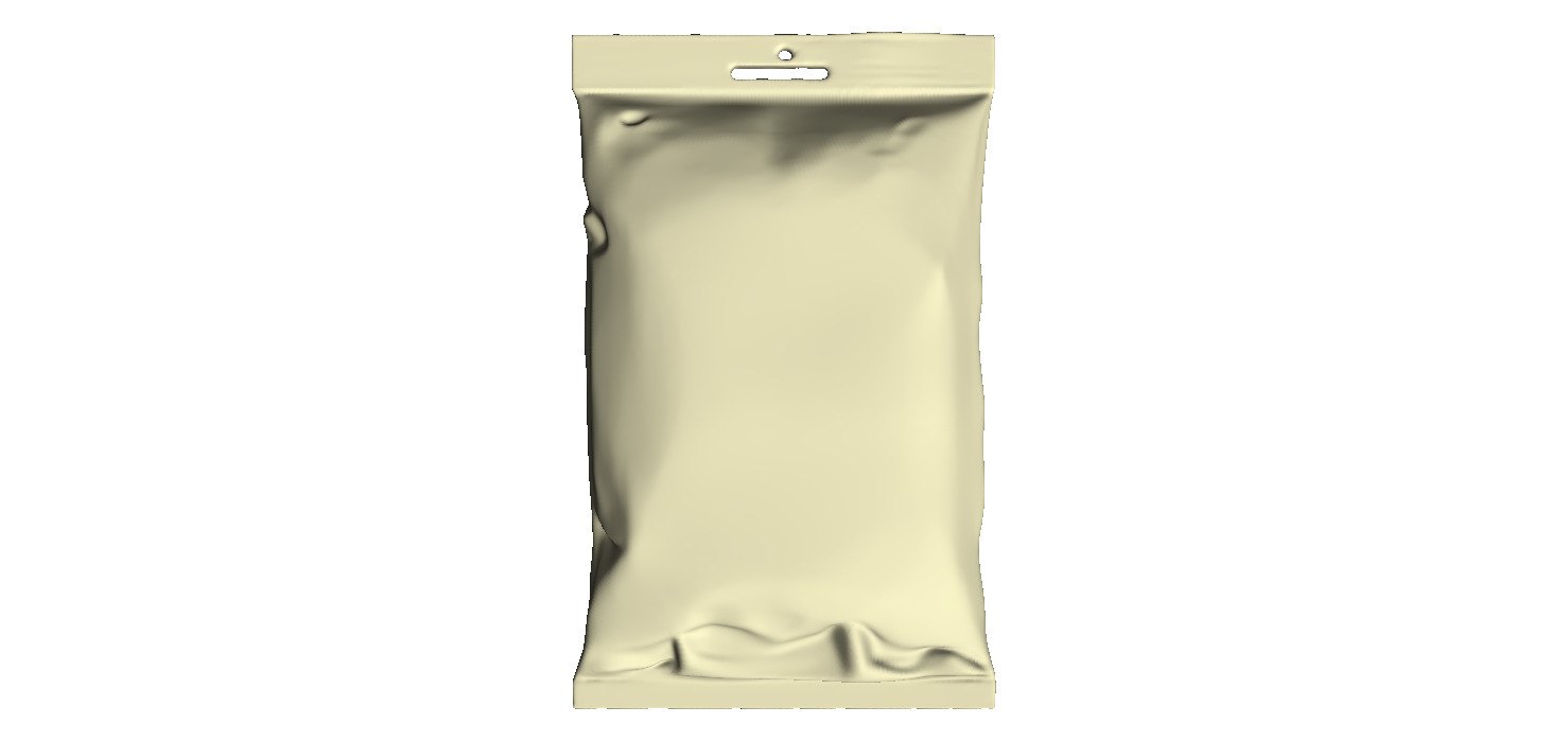 Snack package small mockup 3D print model_6