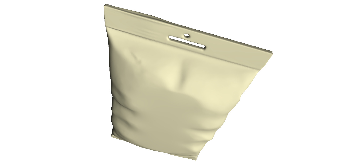 Snack package small mockup 3D print model_5