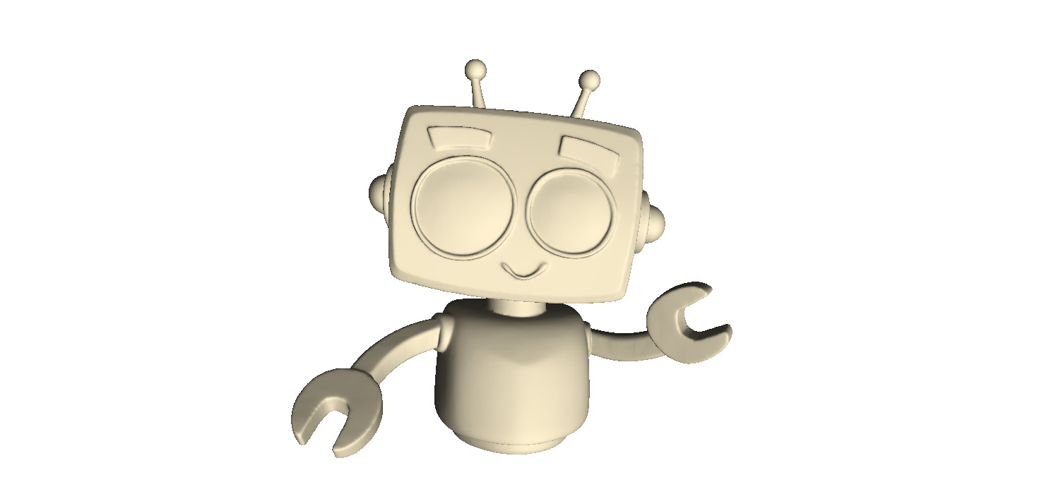 Robot 3D print model_7