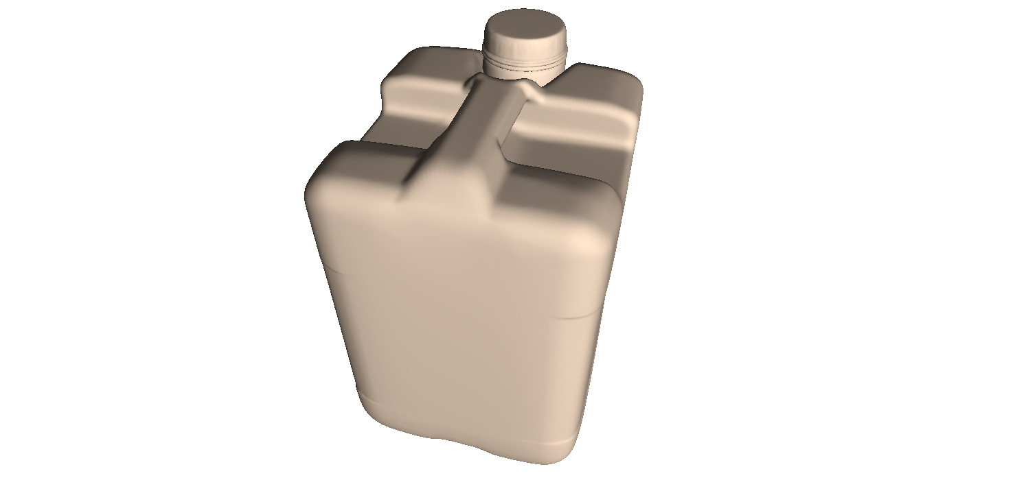 Plastic Jerry Can 3D print model_5