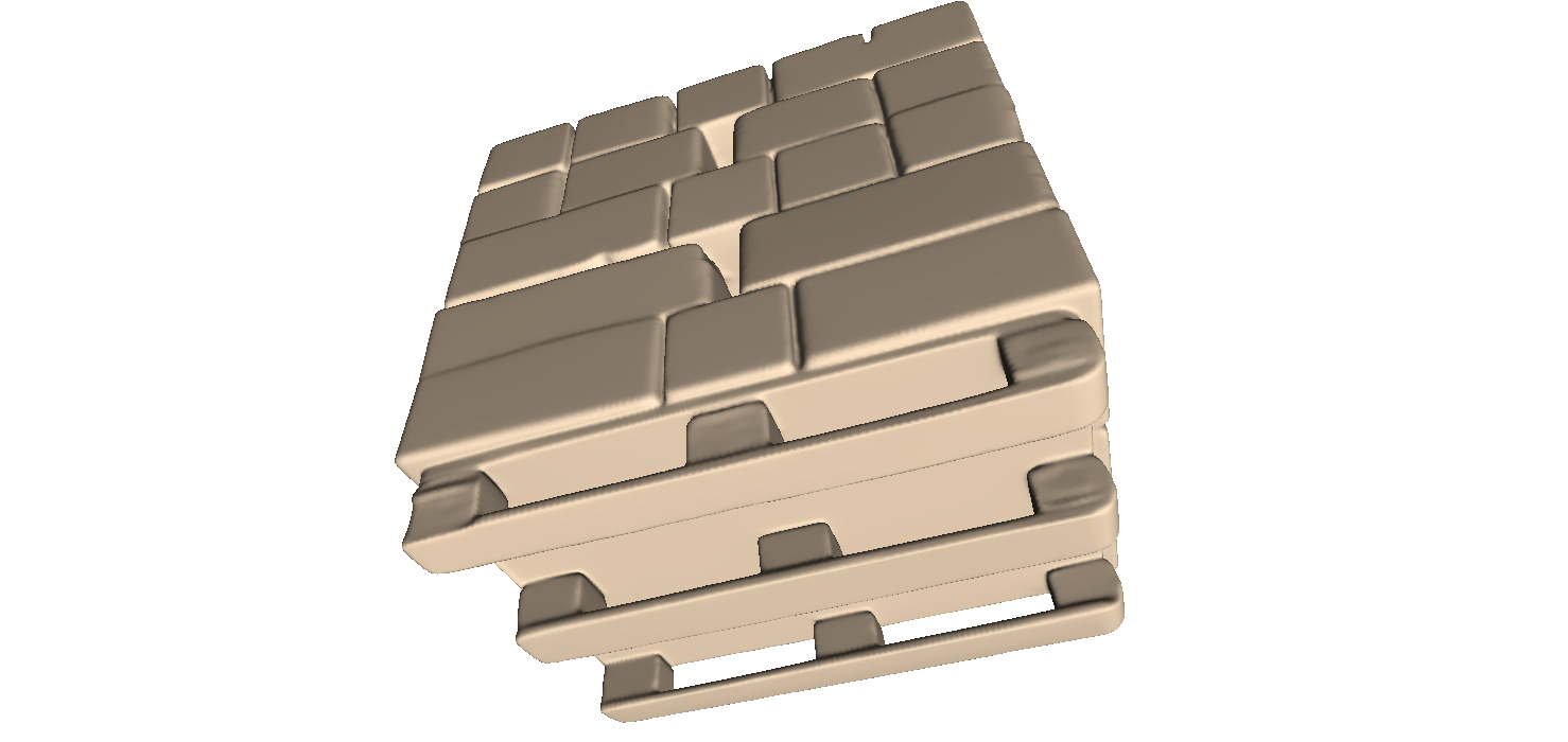 Pallet with concrete blocks 2 3D print model_1