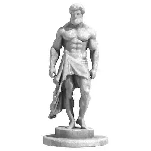 Muscular Greek Sculpture 3D print model