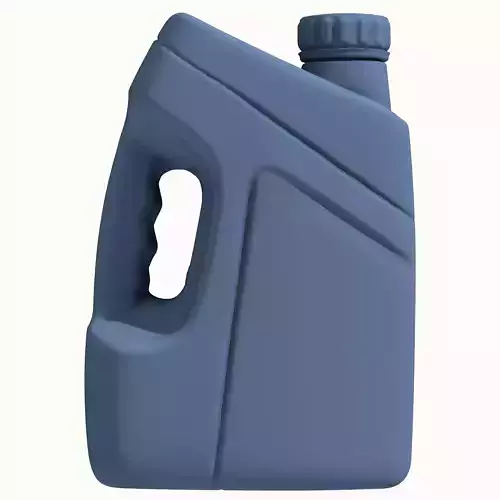 Motor oil plastic container