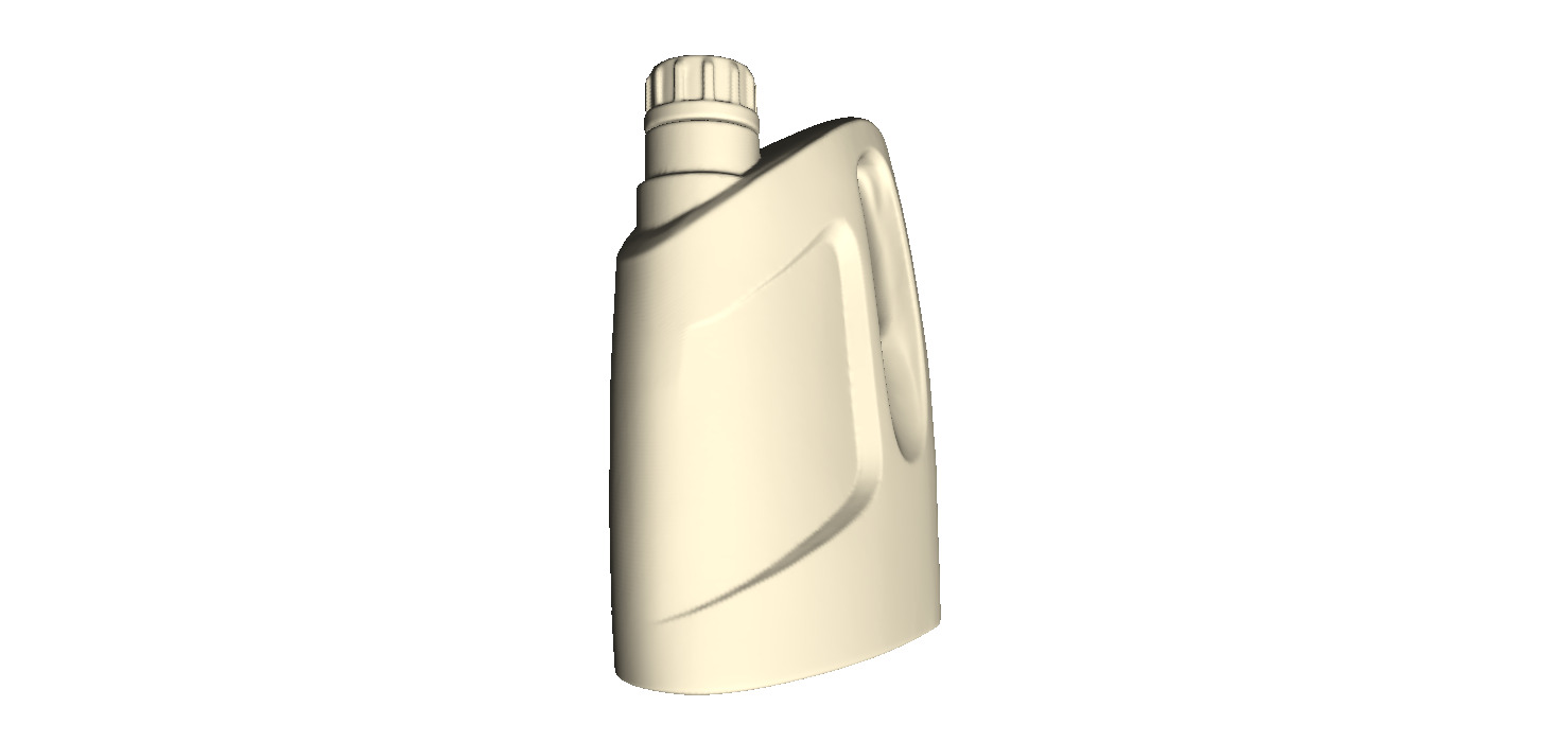Motor Oil Bottle 3D print model_6
