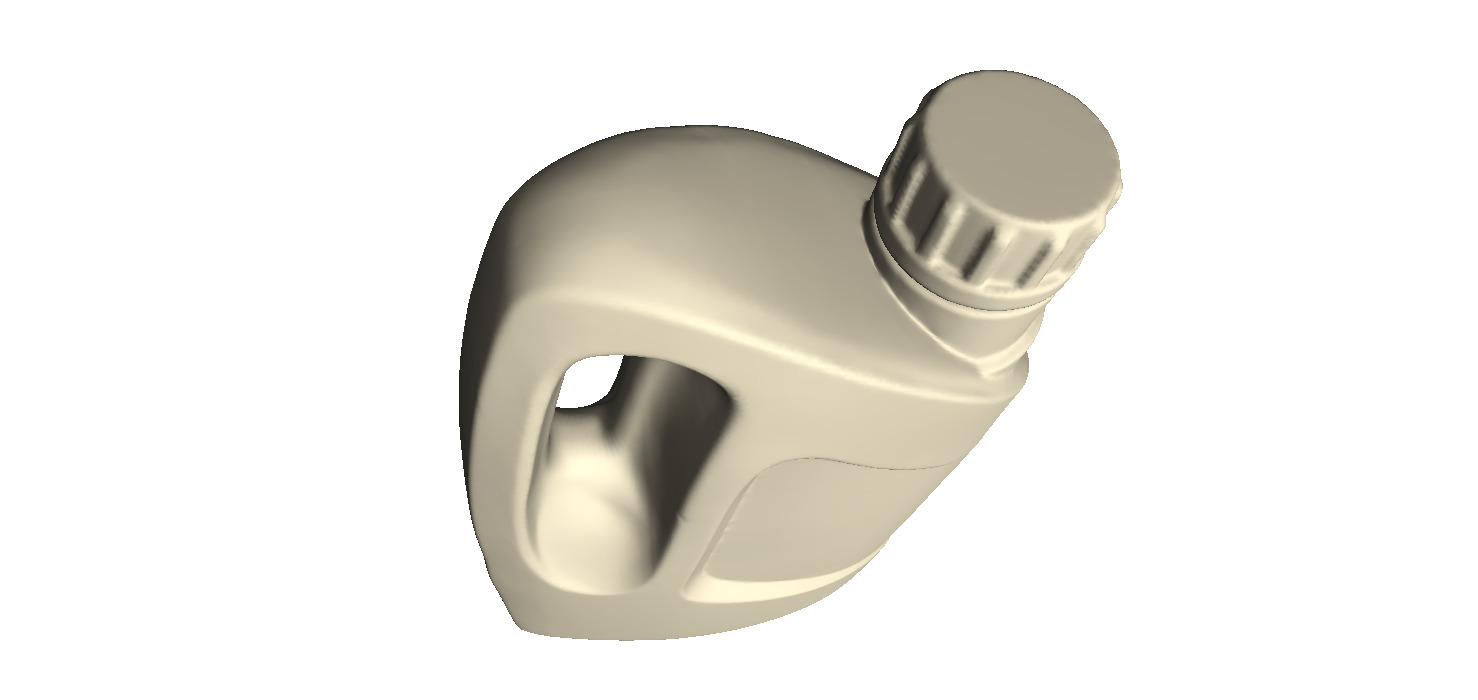 Motor Oil Bottle 3D print model_4