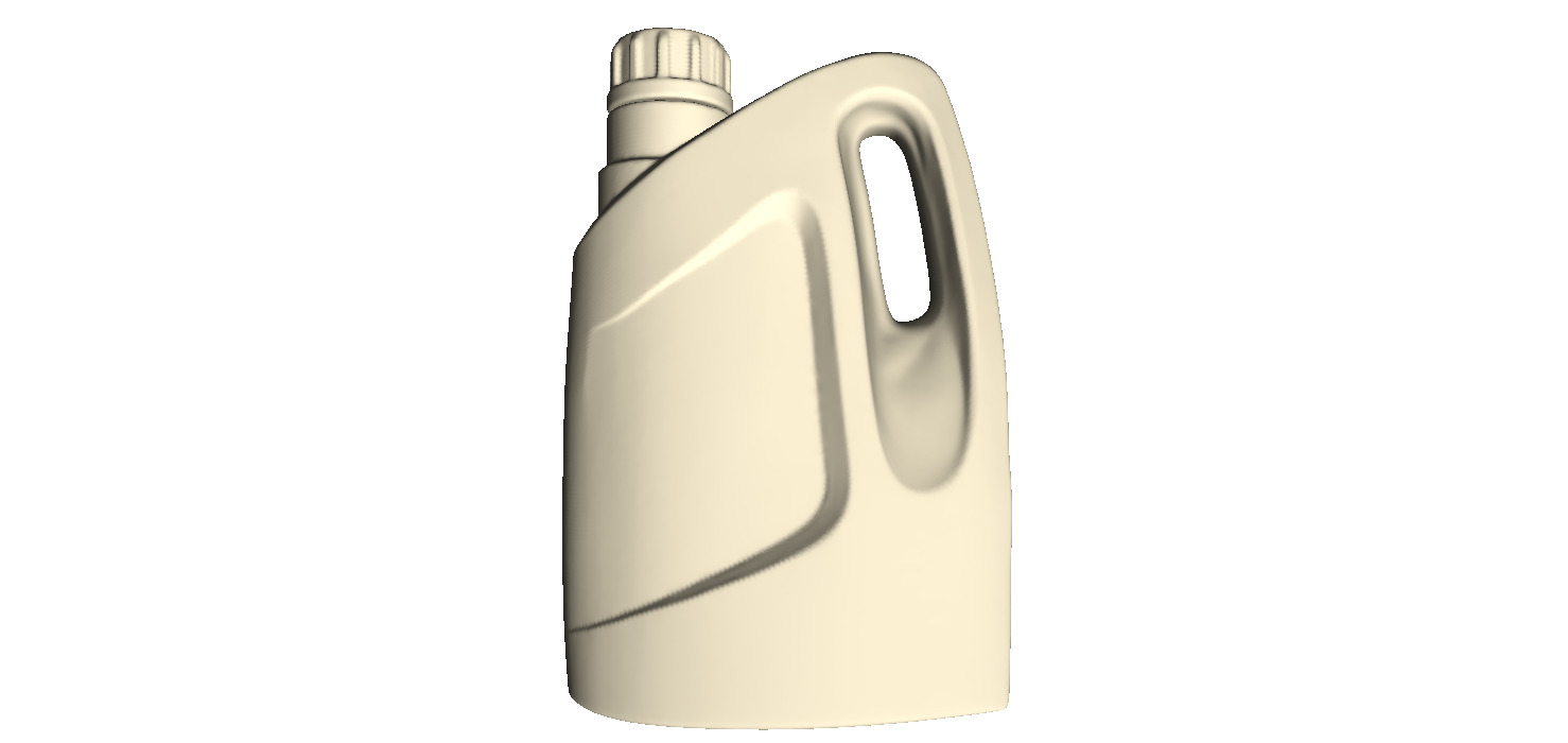Motor Oil Bottle 3D print model_5