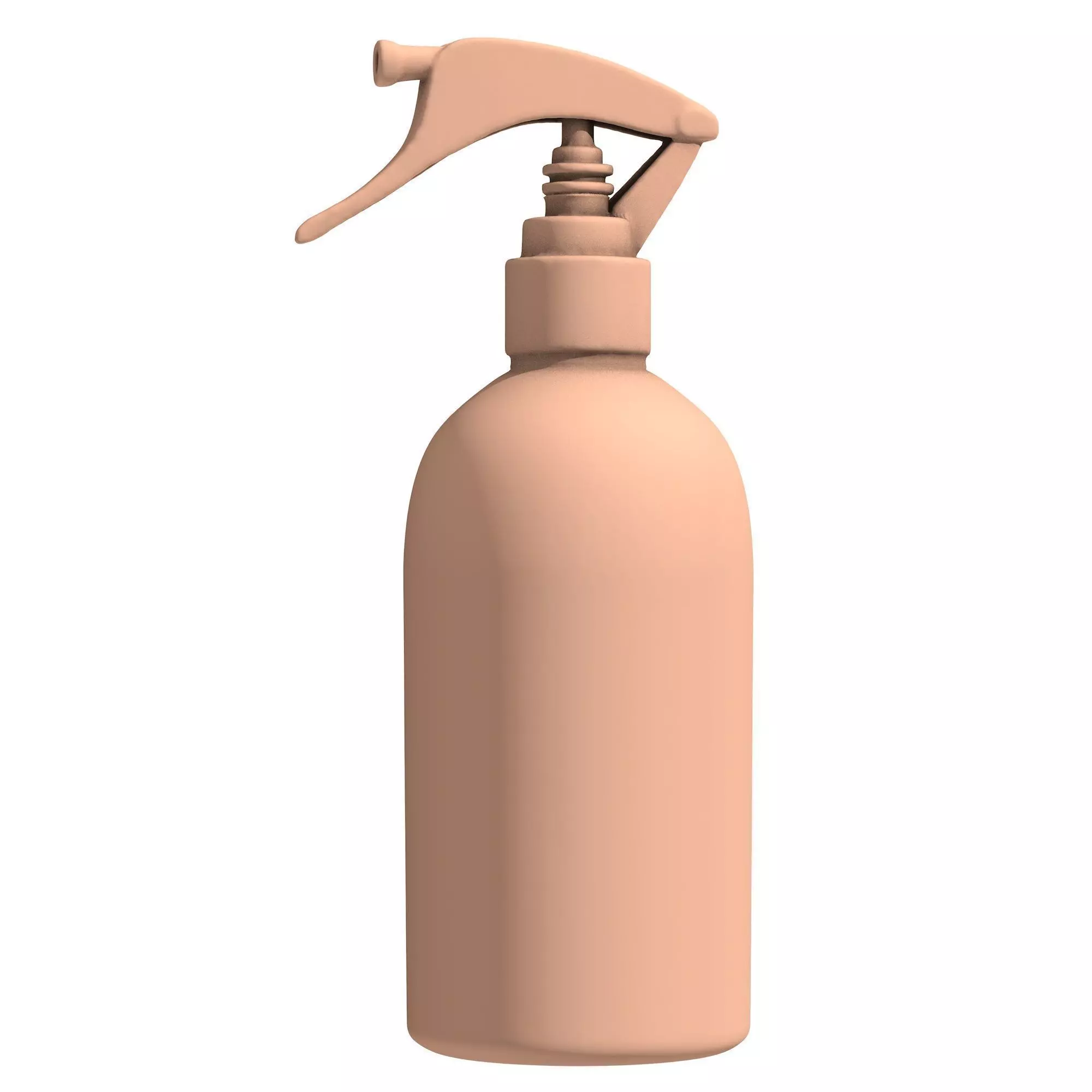 Metal bottle with dispenser large 3D print model_0