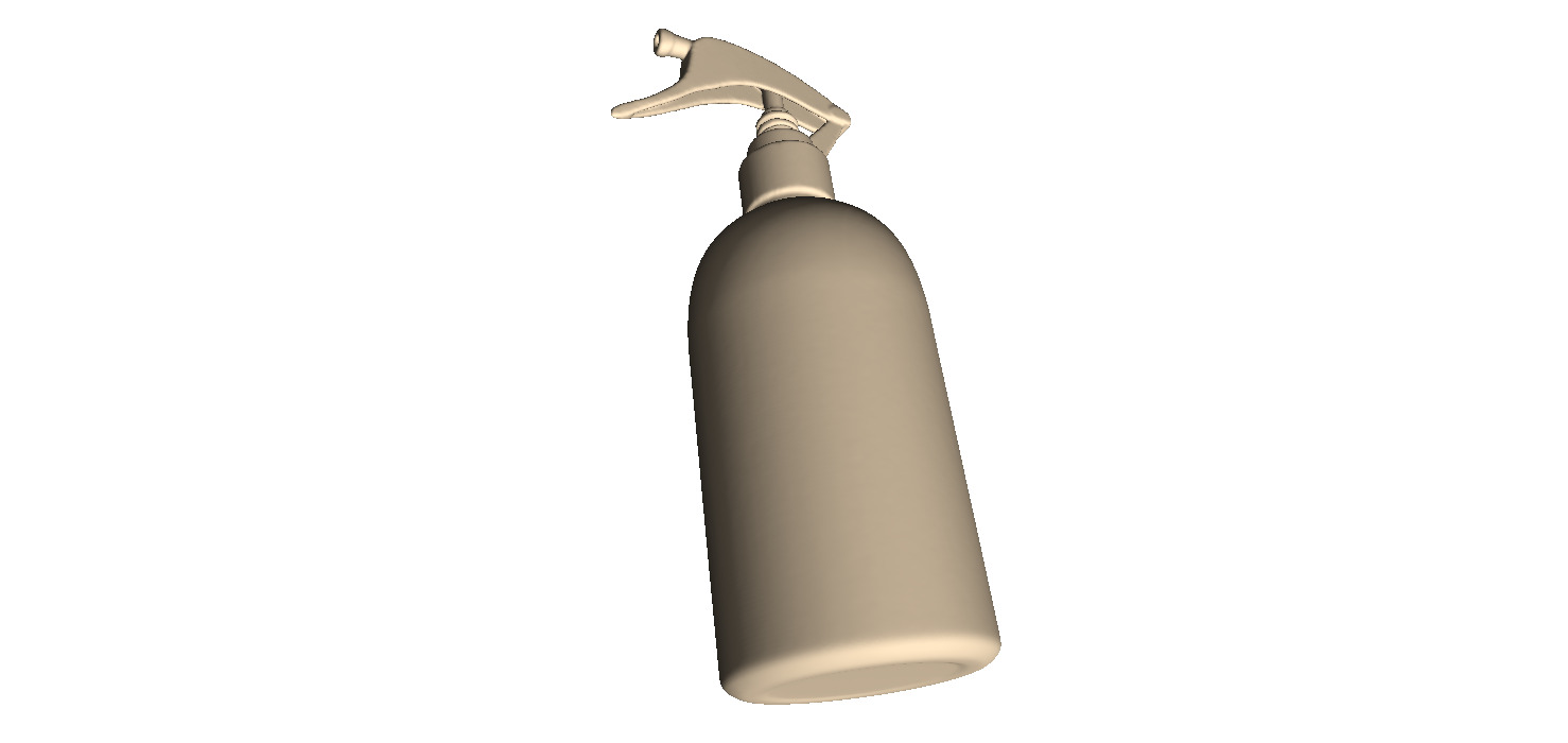 Metal bottle with dispenser large 3D print model_5