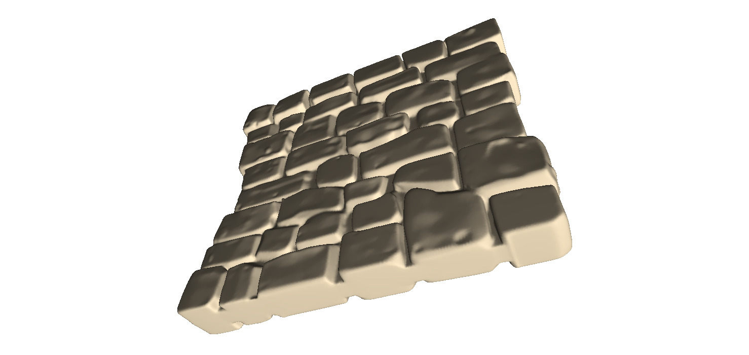 Medieval Stone Wall 2 3D print model_6