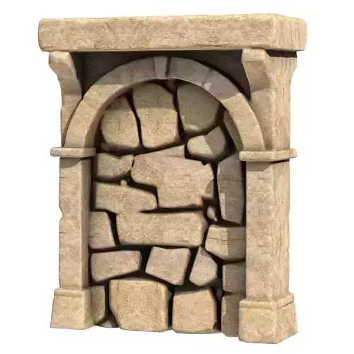 Medieval Stone Wall 1