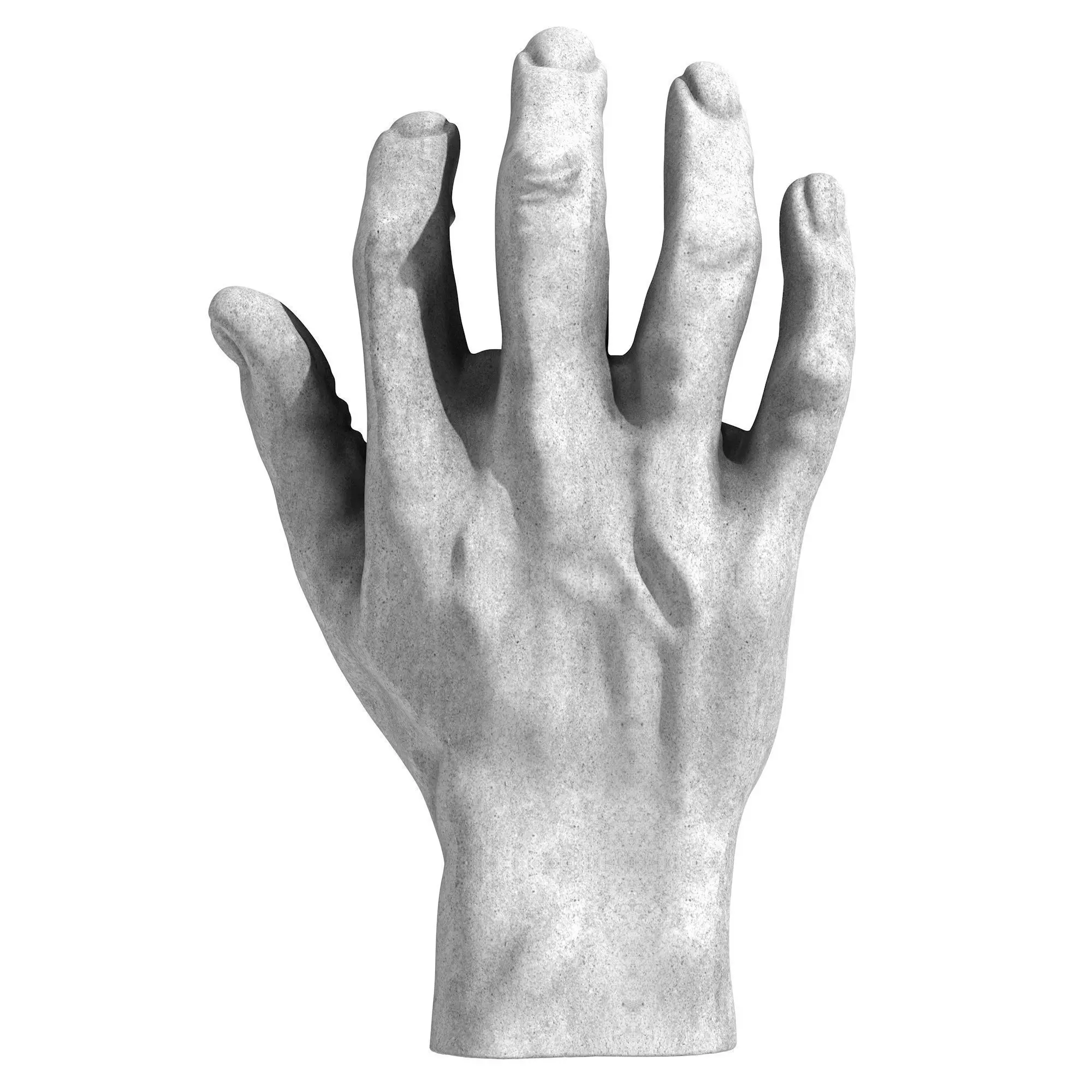 Male Hand 3D print model_0