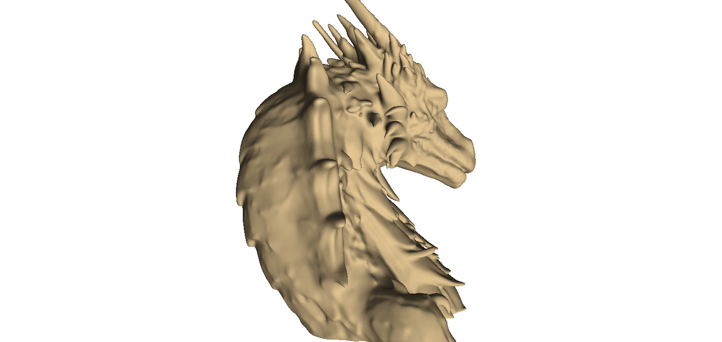 Dragon Head 3D print model_4