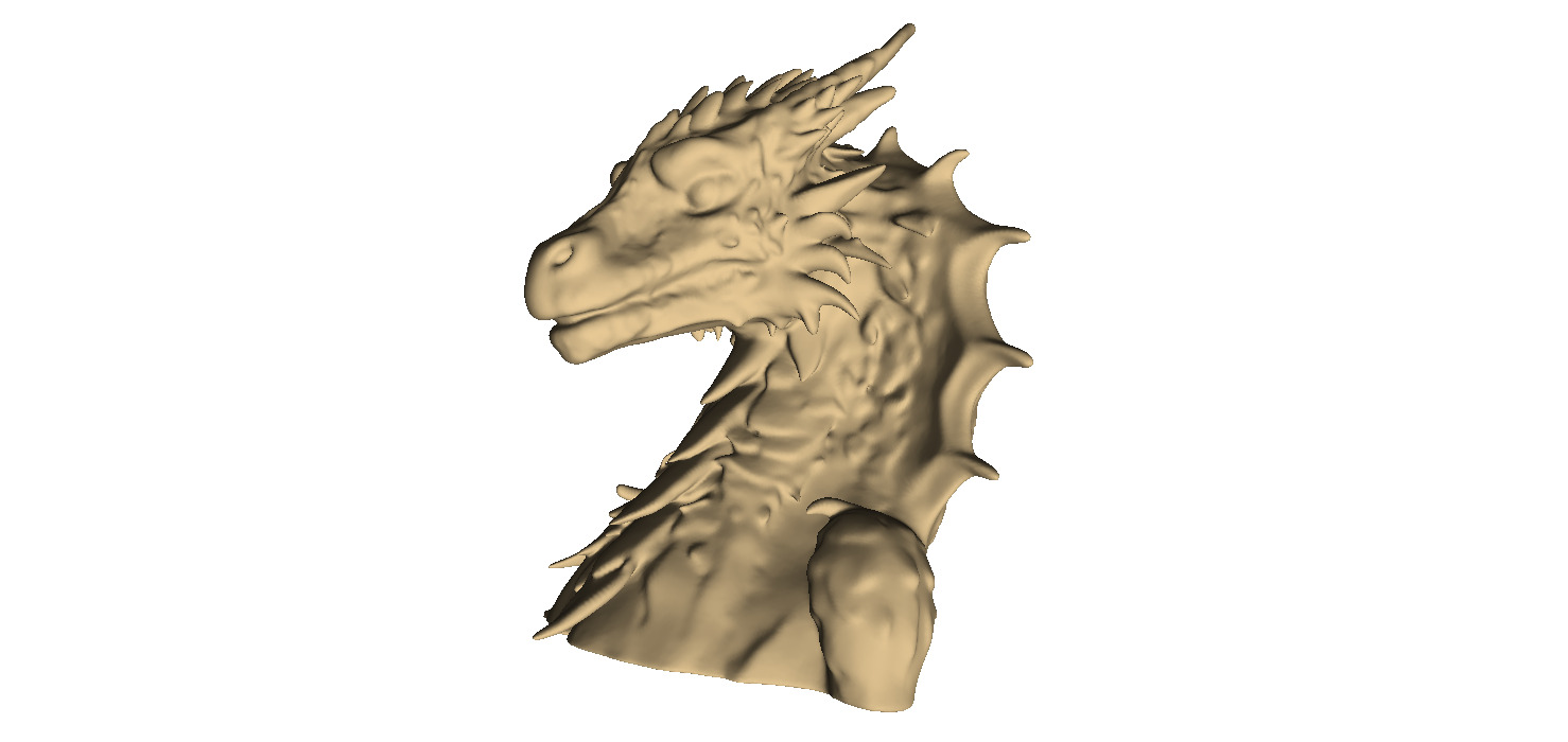 Dragon Head 3D print model_1