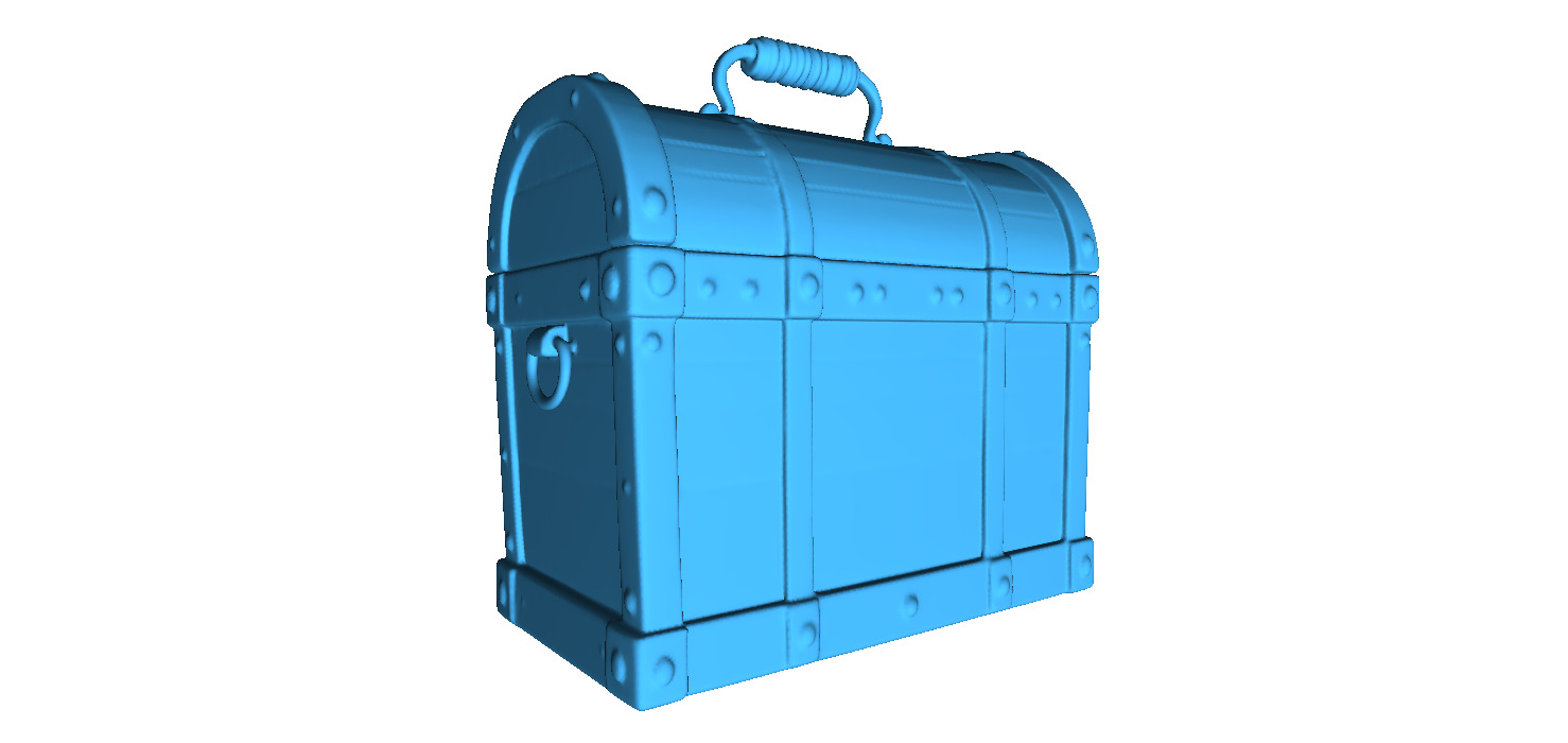 Chest  3D print model_3