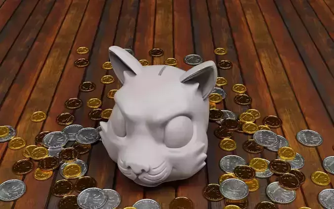 Cat money box