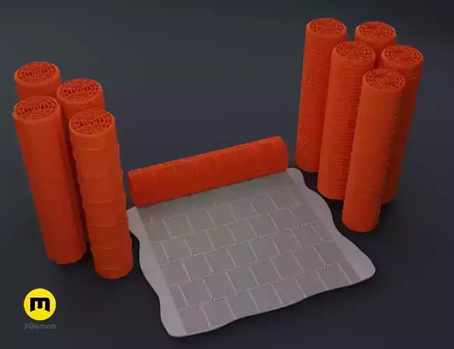 DnD terrain rollers Metal walls