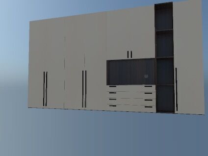 armadio 3D model_2