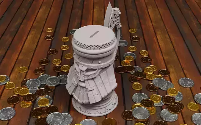 Dwarven mug money box