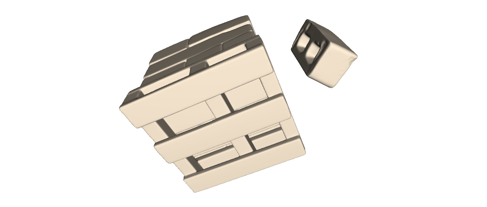 Pallet with concrete blocks 3D print model_5