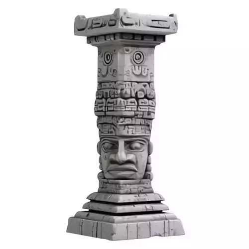 Mayan Pillar 