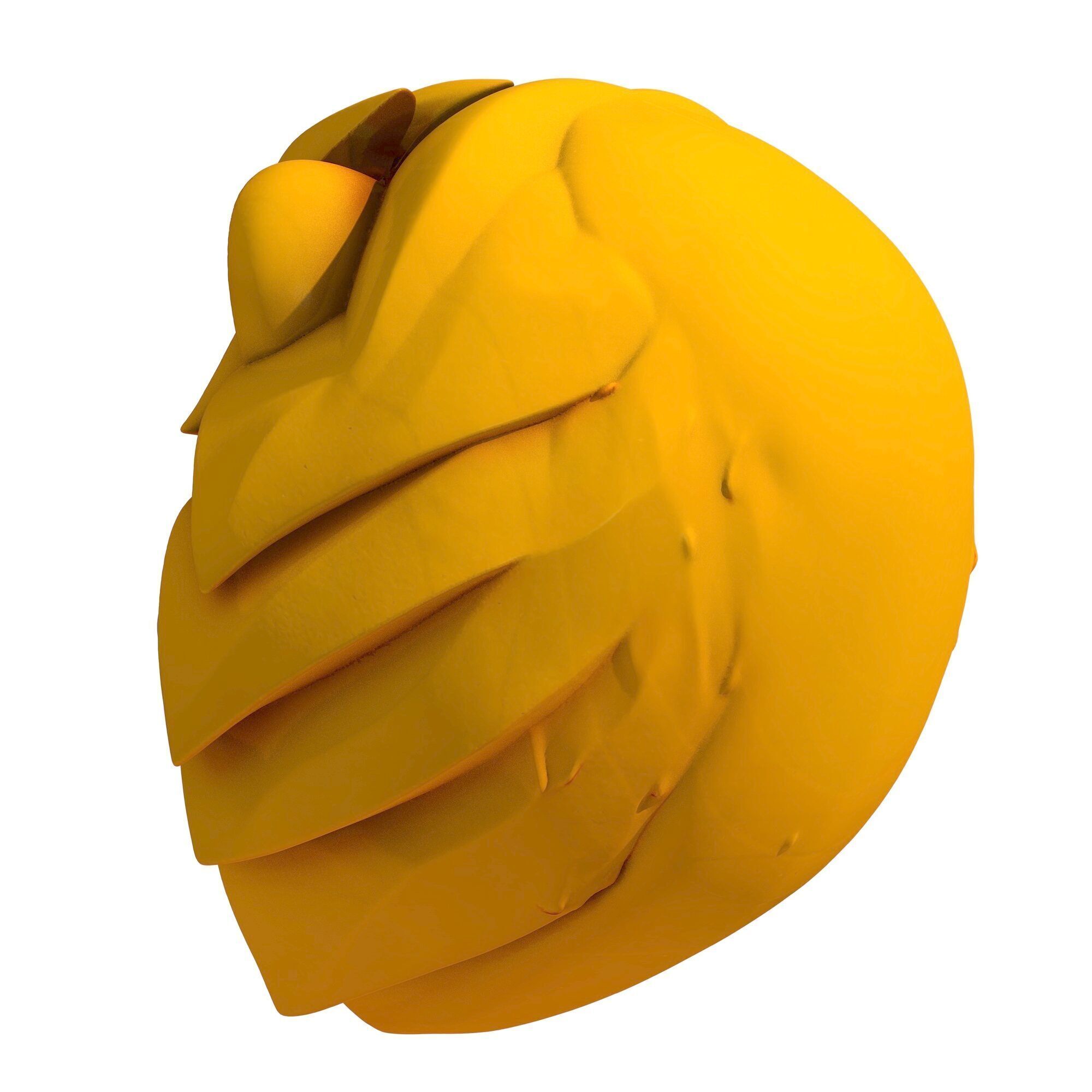 Cartoon Lion Head  3D print model_3