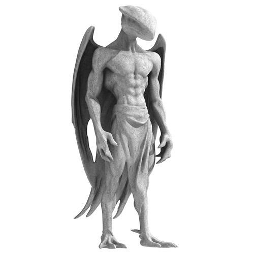 Humanoid dinosaur 3D print model