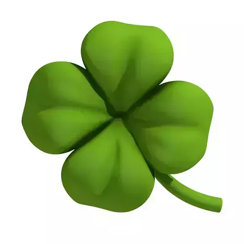 Four leaved lucky clovers