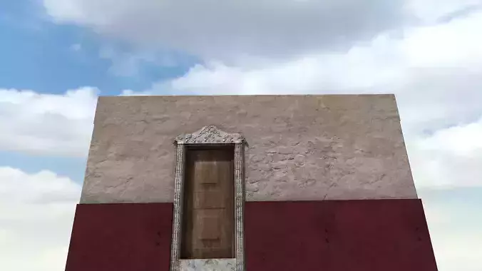 Old High-Quality 3D Colonial House