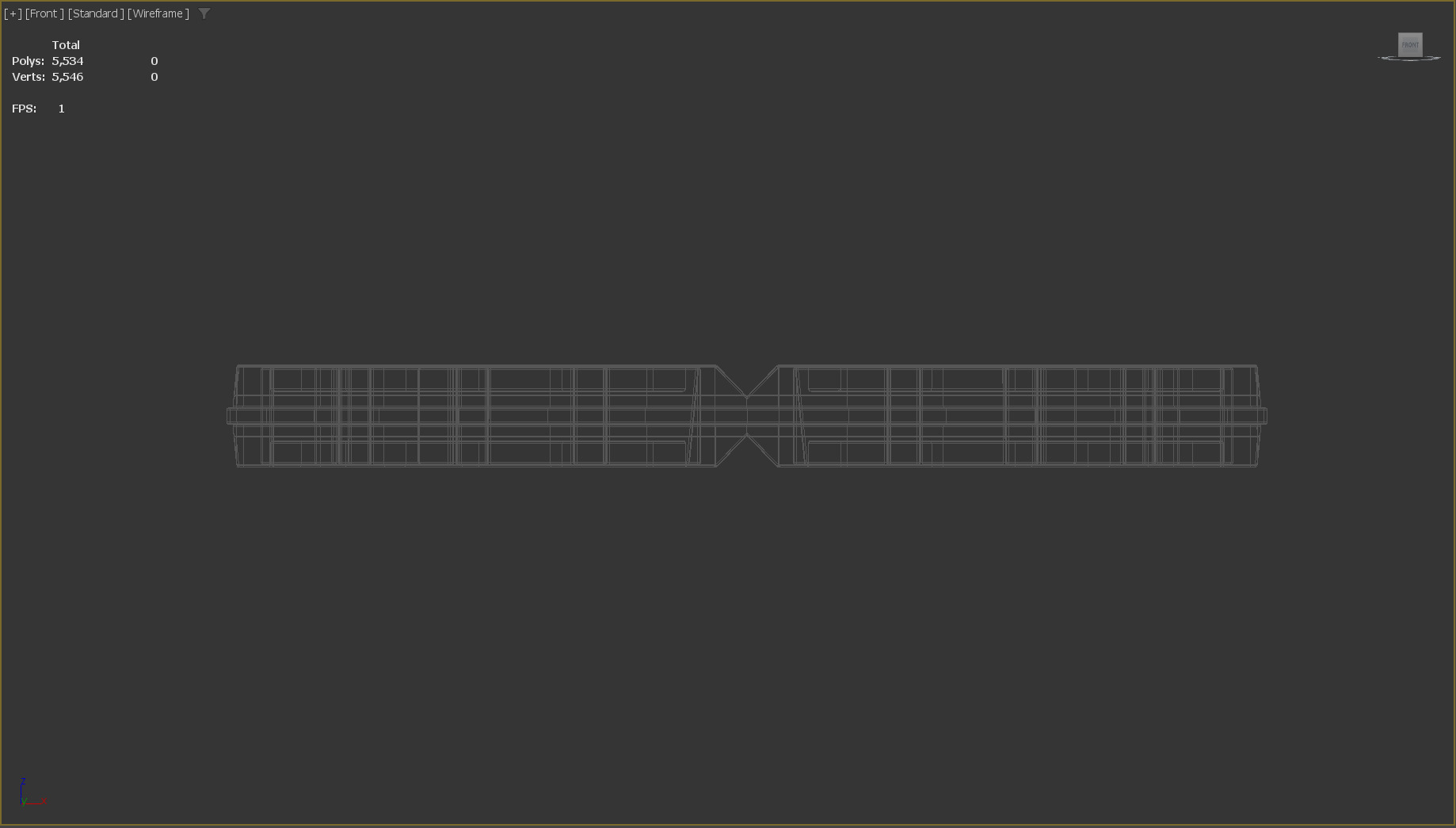 Stylized Low-Poly Waffle Low-poly 3D model_13