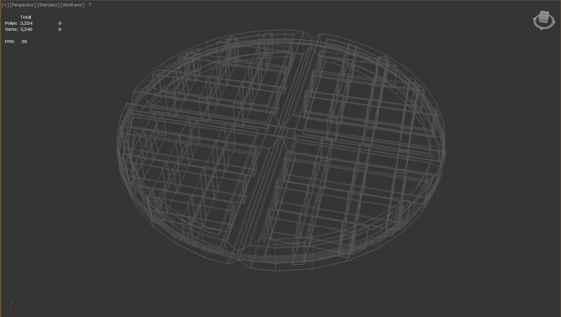 Stylized Low-Poly Waffle Low-poly 3D model_14