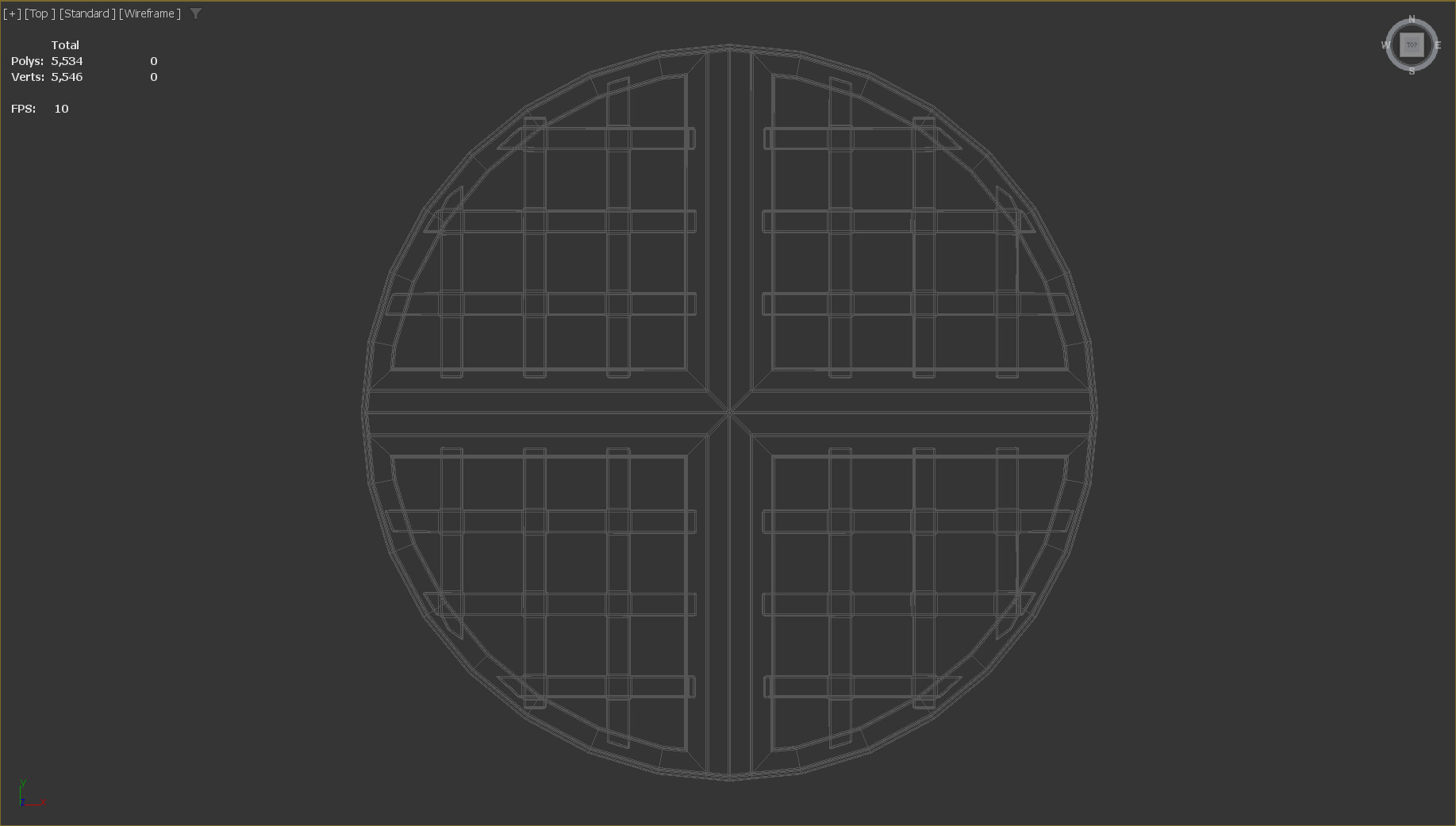 Stylized Low-Poly Waffle Low-poly 3D model_12