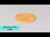 Stylized Low-Poly Waffle Low-poly 3D model_1