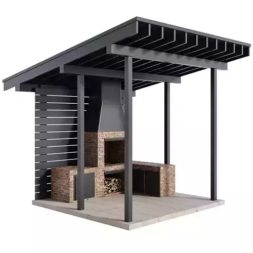 Modern Outdoor Kitchen 04