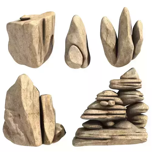 Set of 5 Rocks